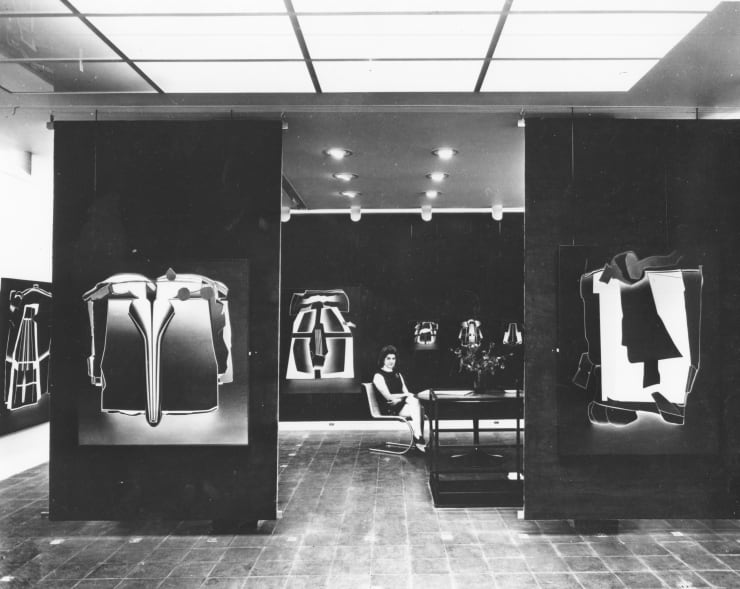 Remington's solo exhibition at Galerie Darthea Speyer, Paris, 1968.