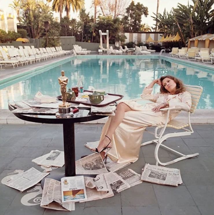 Terry O'Neill, FAYE DUNAWAY (CO-SIGNED) , 1977