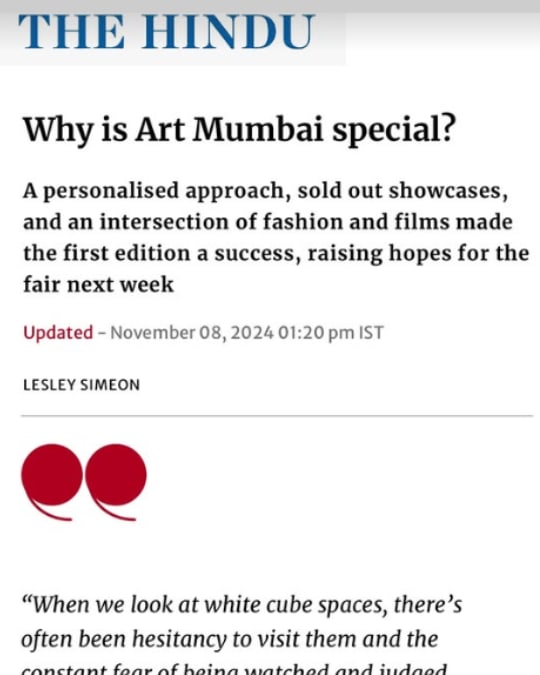 Why is Art Mumbai Special?