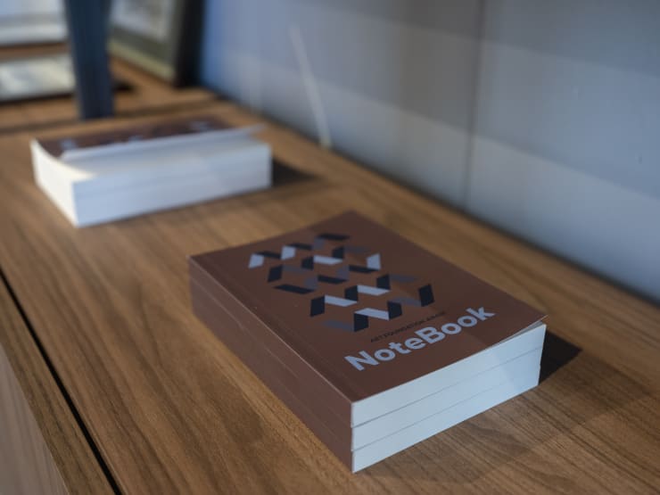 AFA Pocket Notebook, Softcover, 128 blank pages · A5 (14.8 × 21 cm)