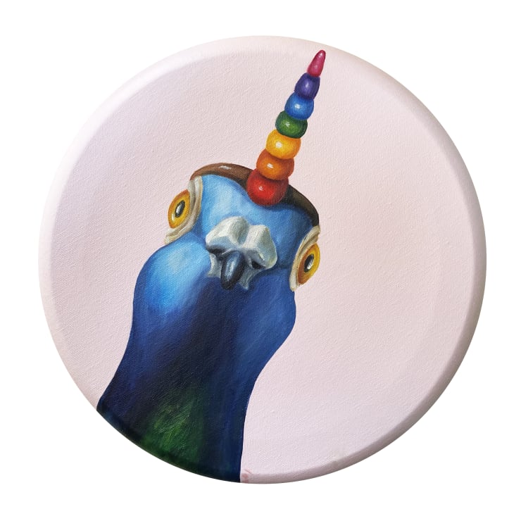 JJ Galloway/The Arty Pigeon Lady - Vanilla Cupcake Diorama, No.1