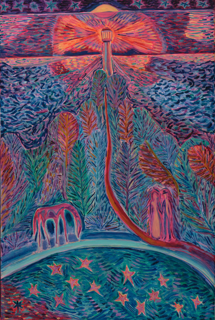 John Abell, Vespertine, 2021, Oil on Canvas, 76.5 x 51 cm