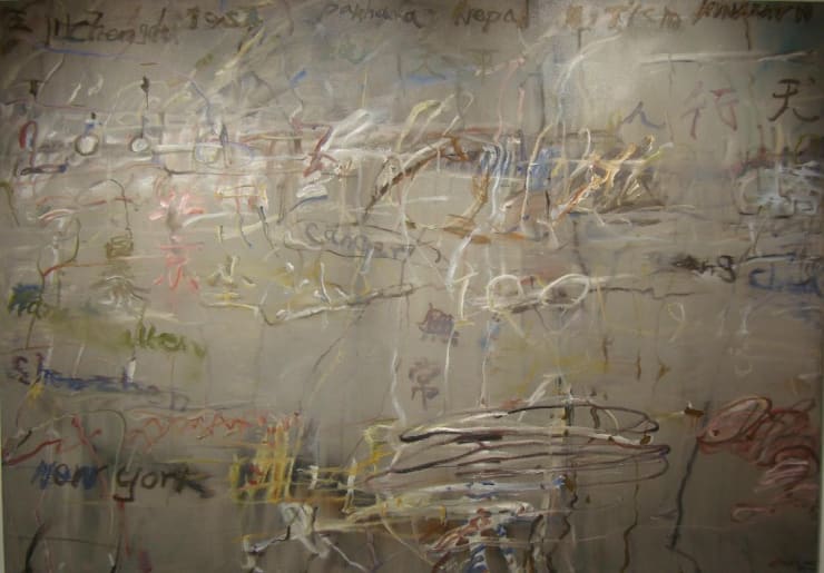 王川,人行天桥,布面油画,140 × 200 cm,2006 Wang Chuan, Footbridge, Oil on canvas, 140 × 200 cm, 2006