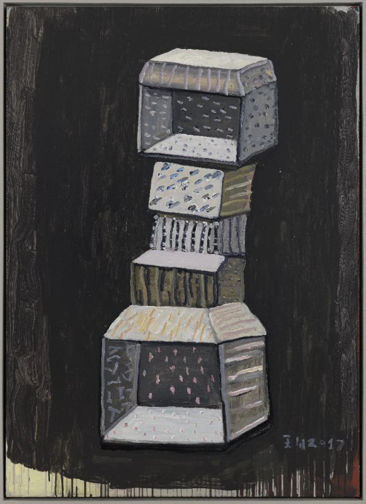 王川,宋庄2017年第廿号,布面丙烯,140 × 100 cm,2017 Wang Chuan, Songzhuang 2017 No. 20, Acrylic on canvas, 140 × 100 cm, 2017