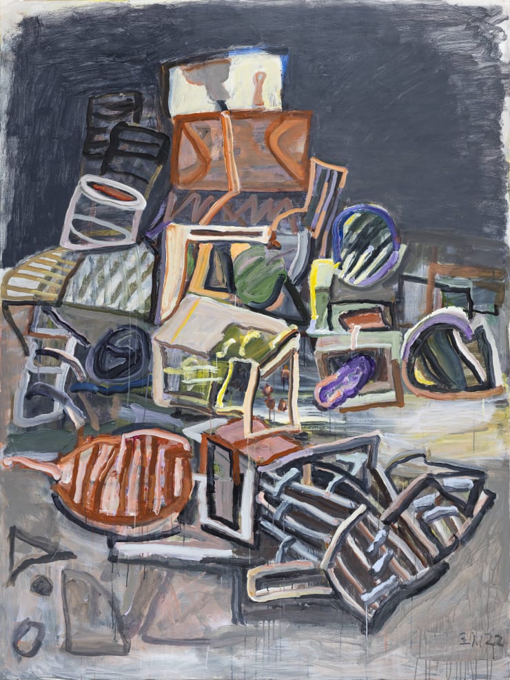 王川,深圳,深圳!No.2,布面丙烯,200 × 150 cm,2022 Wang Chuan, Shenzhen, Shenzhen! No.2, Acrylic on canvas, 200 × 150 cm, 2022
