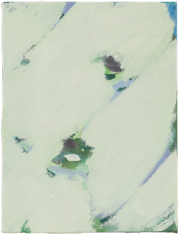 王俊 ，林中（肖像）No.18，布面油画，40 × 30 cm，2025 Wang Jun, Off the Beaten Track (portrait) No.18, Oil on canvas, 40 × 30 cm, 2025