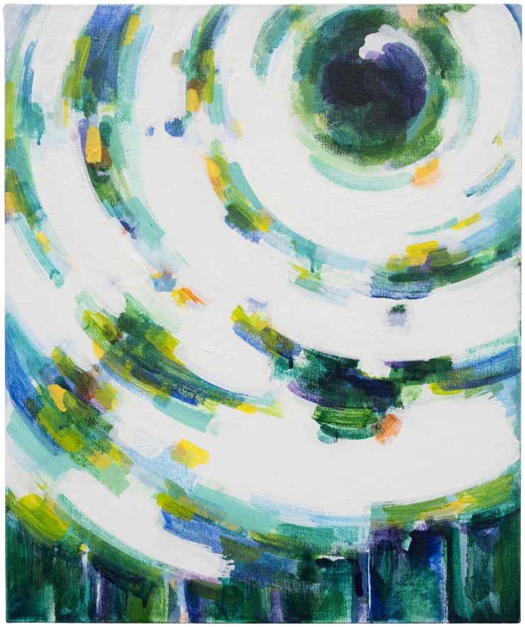 王俊 ，林中（肖像）No.22，布面油画，60 × 50 cm，2025 Wang Jun, Off the Beaten Track (portrait) No.22, Oil on canvas, 60 × 50 cm, 2025