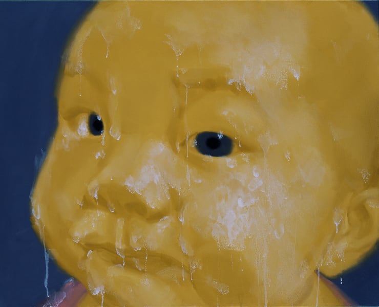 沈晓彤， 嘻嘻 2008 No.2 ， 布面油画，80 × 100 cm, 2008 Shen Xiaotong, Xi Xi 2008 No.2, Oil on canvas, 80 × 100 cm, 2008