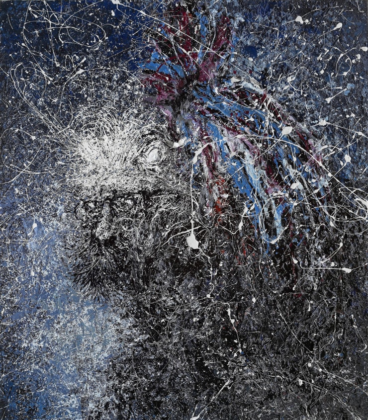 He Gong A Lost Man Oil On Canvas 200 180 7Cm 2010