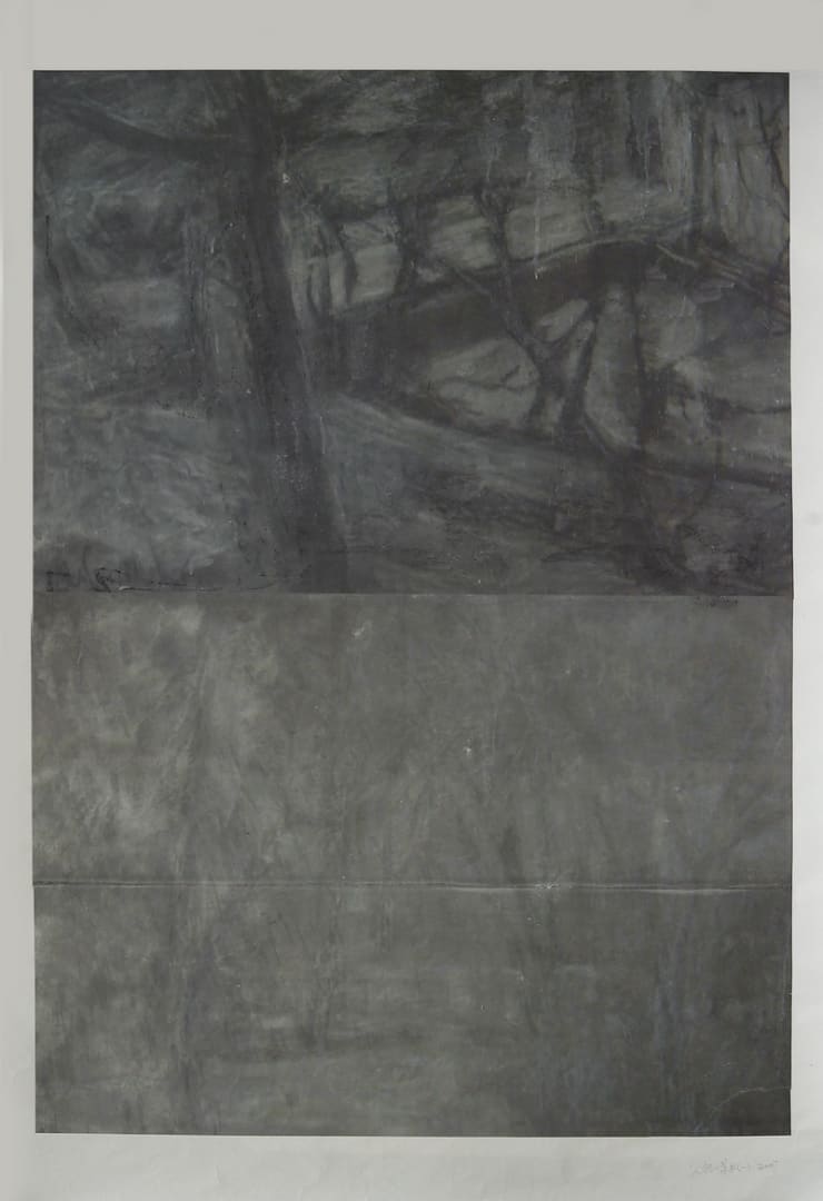 Qi Lan Father S Garden 1 Mixed Material On Paper 134 5 95Cm 2007