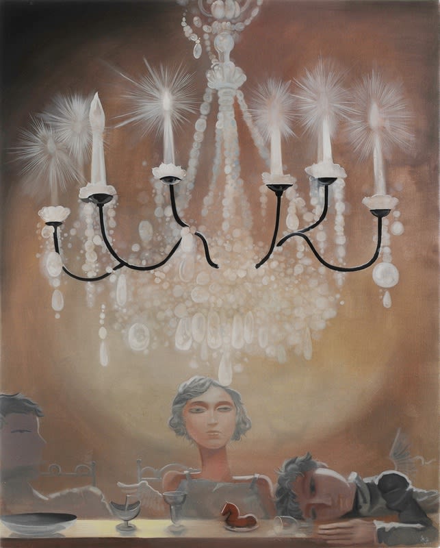 Xiong Yu Faint Dusk Oil On Canvas 150 120Cm 2011