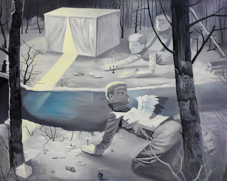 Xiong Yu It Exists But I Don T Know Where It Is Oil On Canvas 120 150Cm 2013