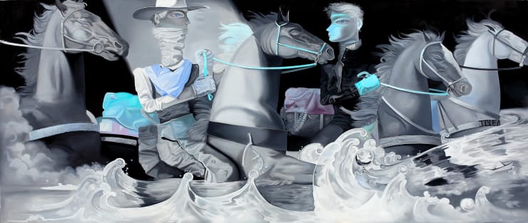 Xiong Yu No 2 The Longest Journey No 2 Oil On Canvas 185 440Cm 2012