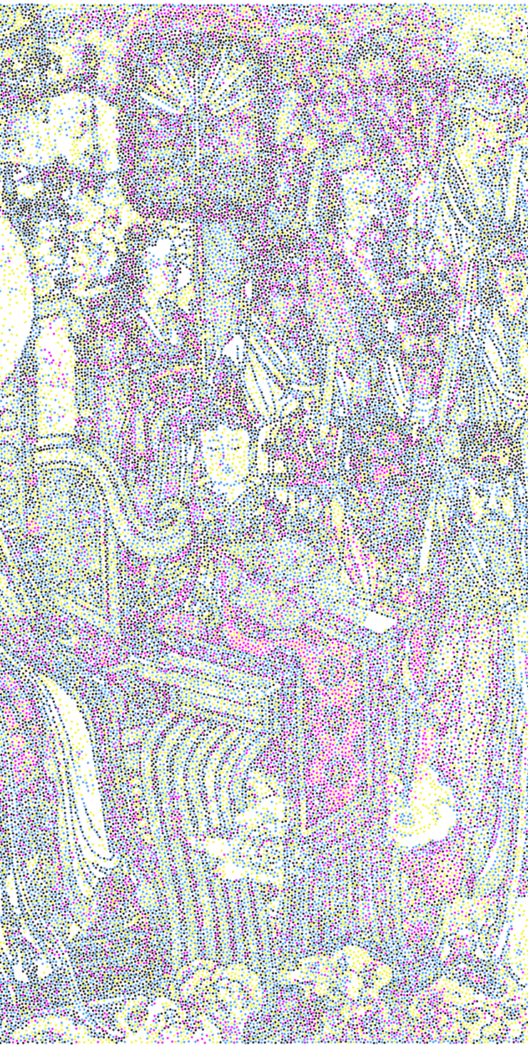 Cmyk 4 Acrylics On Canvas 380X1330Cm 380X190Cmx7 2010
