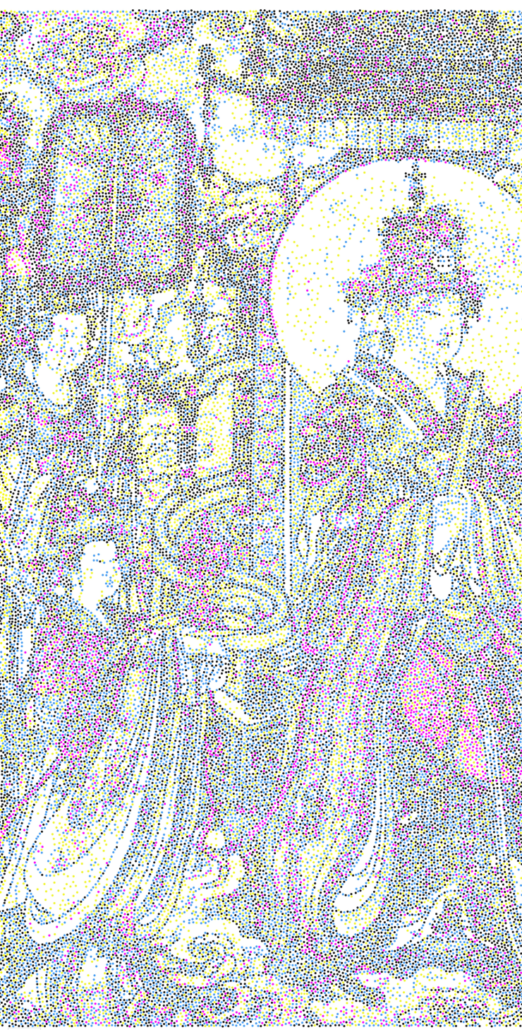Cmyk 5 Acrylics On Canvas 380X1330Cm 380X190Cmx7 2010