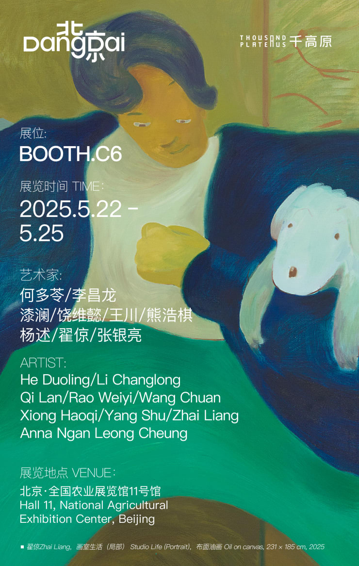 Poster for Beijing Dangdai Art Fair 2025 designed by A Thousand Plateaus Art Space