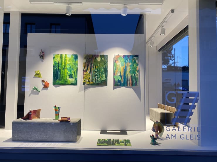 Schaufenster, Galerie am Gleis in Uzwil, St. Gallen, Schweiz