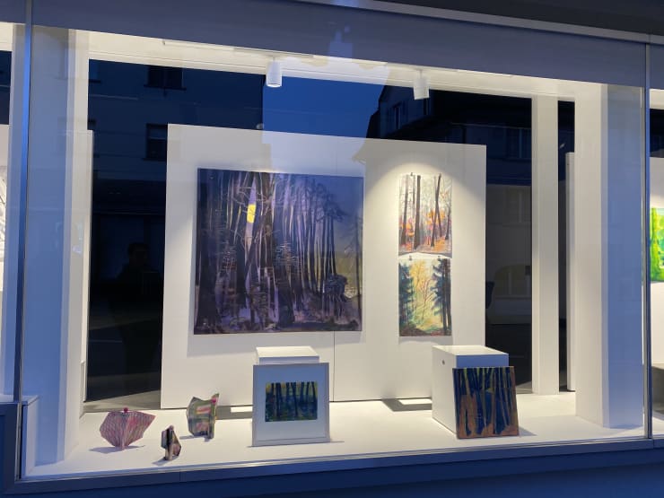 Schaufenster, Galerie am Gleis in Uzwil, St. Gallen, Schweiz