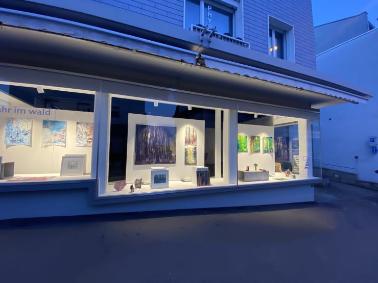 Schaufenster, Galerie am Gleis in Uzwil, St. Gallen, Schweiz