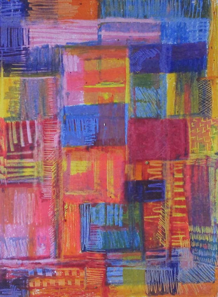 beatriXbraun, Farbenspiel (Patchwork), 2017