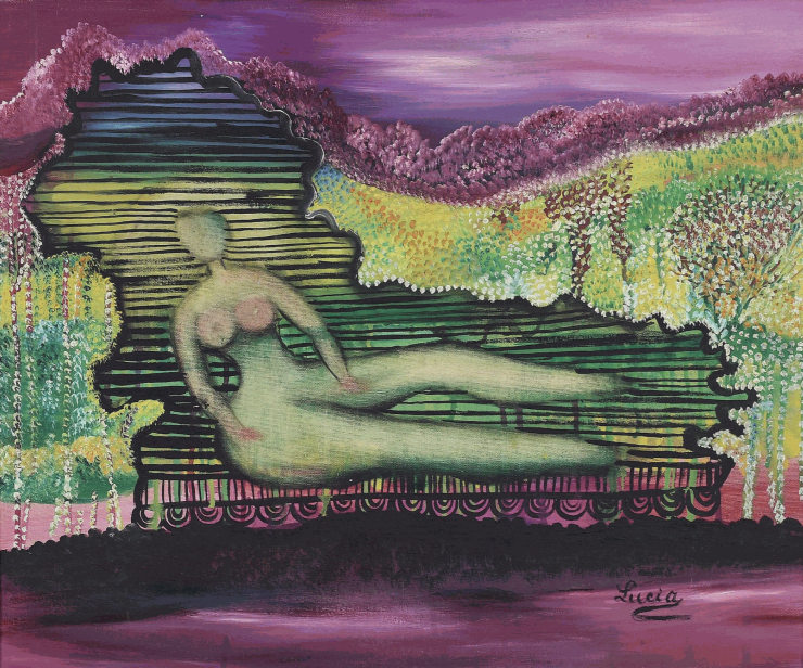 Lucia WIlcox, Reclining Woman, 1945