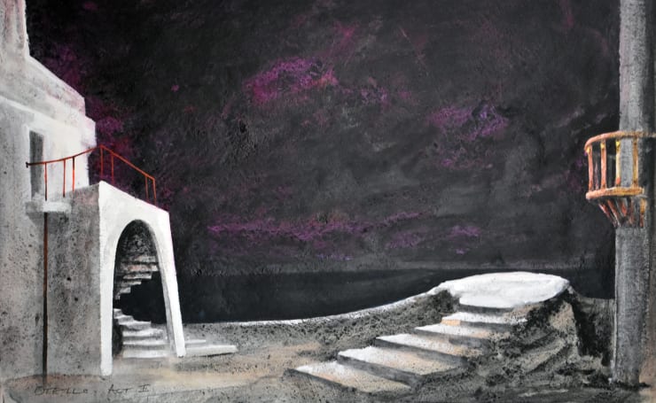 Tony Walton, Othello Opera: Set Design Purple, 1965