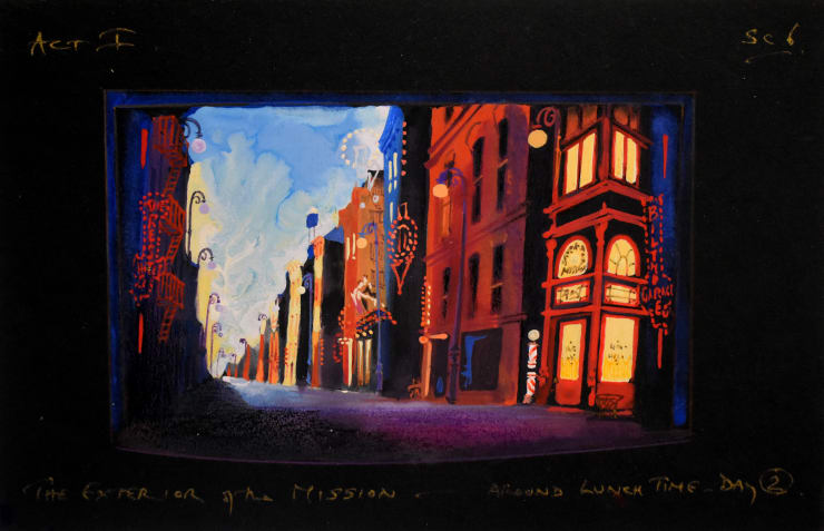 Tony Walton, Guys and Dolls Act 1 Scene 6, 1992