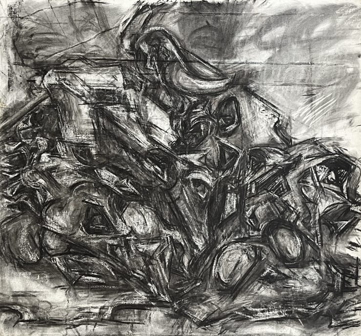 Mercedes Matter, Still Life With Skulls (MM 101), 1981-82