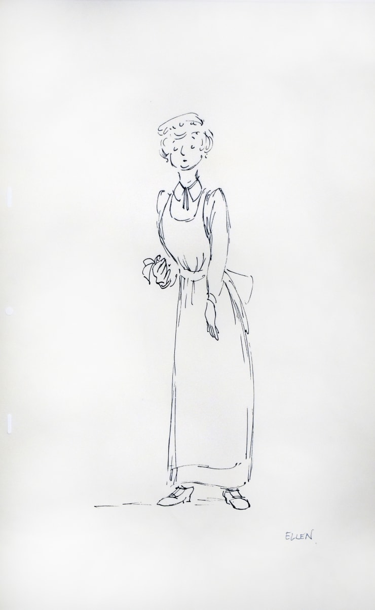 Tony Walton, Mary Poppins: Character Sketch Ellen, 1964