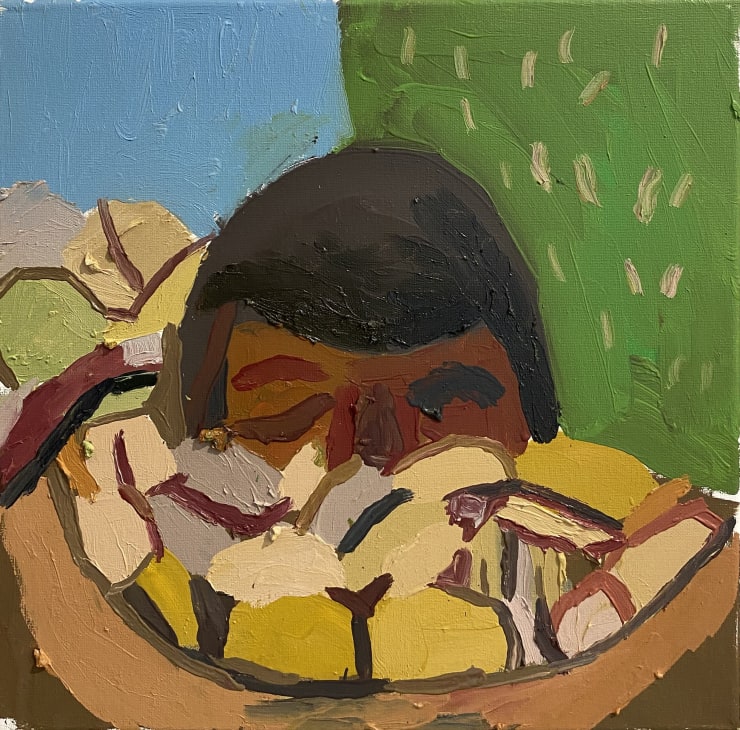 Clintel Steed, Head in Cotton, 2020