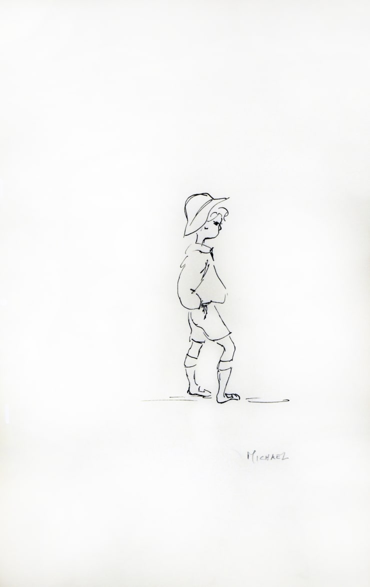 Tony Walton, Mary Poppins: Character Sketch Michael Side, 1964