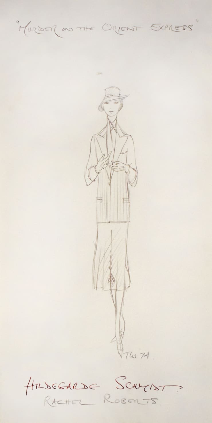 Tony Walton, Murder on the Orient Express: Hildegarde Schmidt (Rachel Roberts), 1974