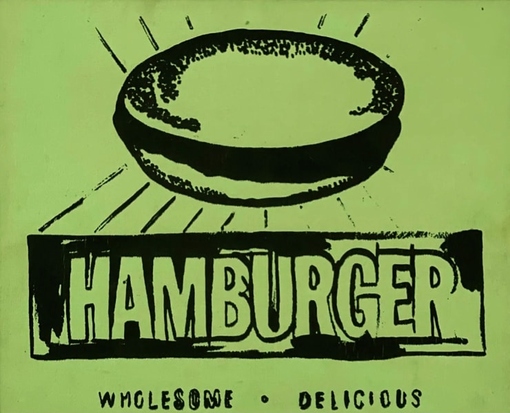Andy Warhol, Hamburger, 1986