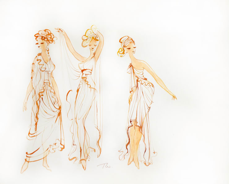 Tony Walton, A Funny Thing Happened on the Way to the Forum: Three Dancers , 1996