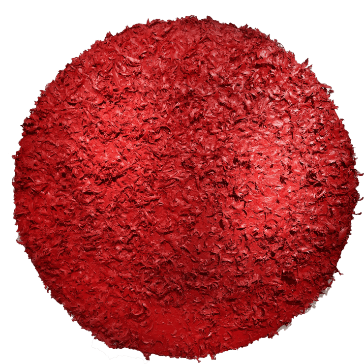 Gregory Coates, Afro Series, Seeing Red #4, 2018