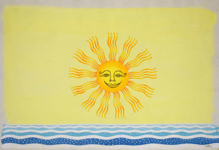 Tony Walton, Ken Russells' The Boyfriend, Sur La Plage Set Design, 1971