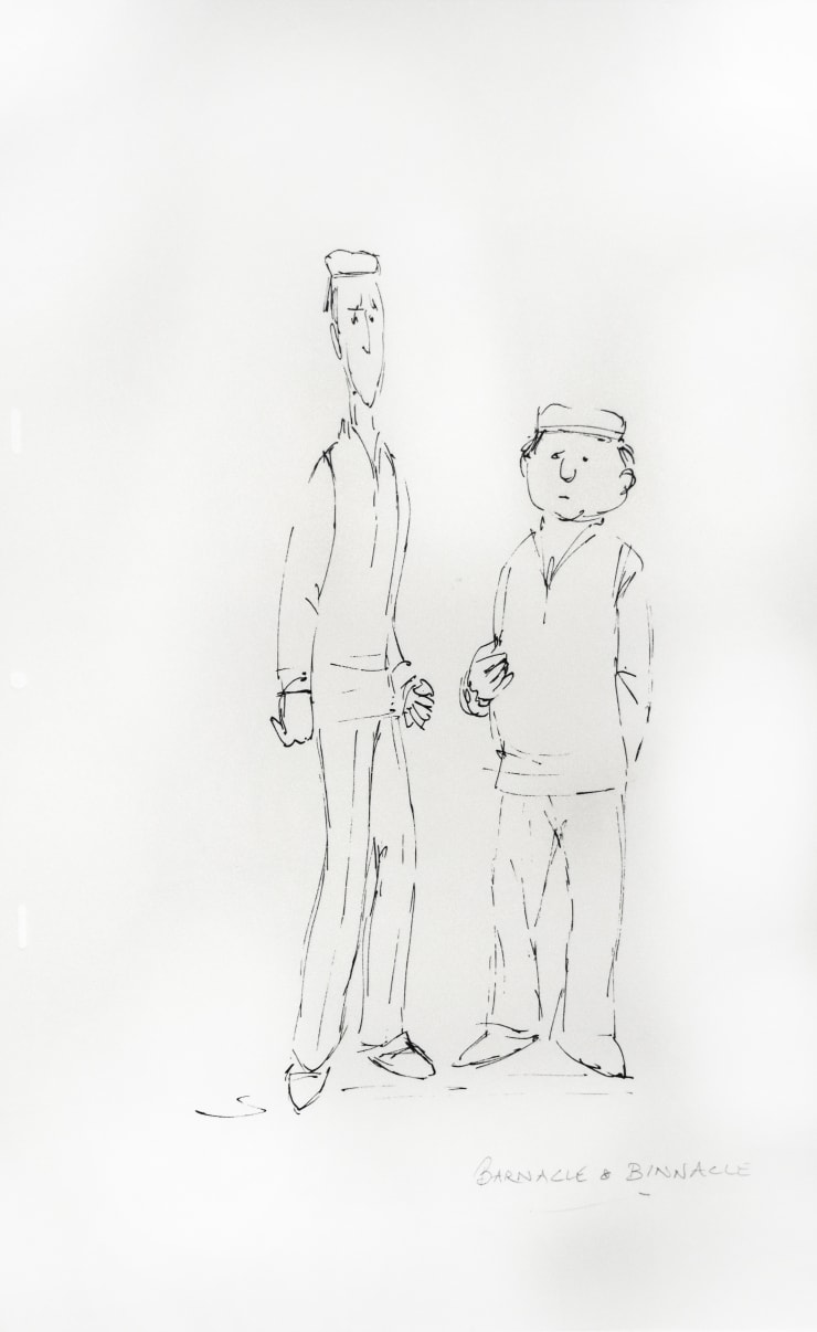 Tony Walton, Mary Poppins: Character Sketch Barnacle and Binnacle, 1964