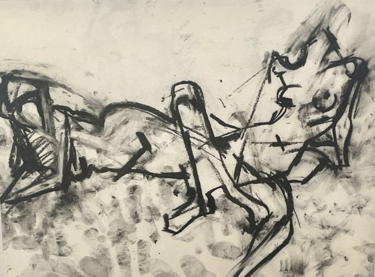 Mercedes Matter, Untitled (Figure Study) 26, 1966-68