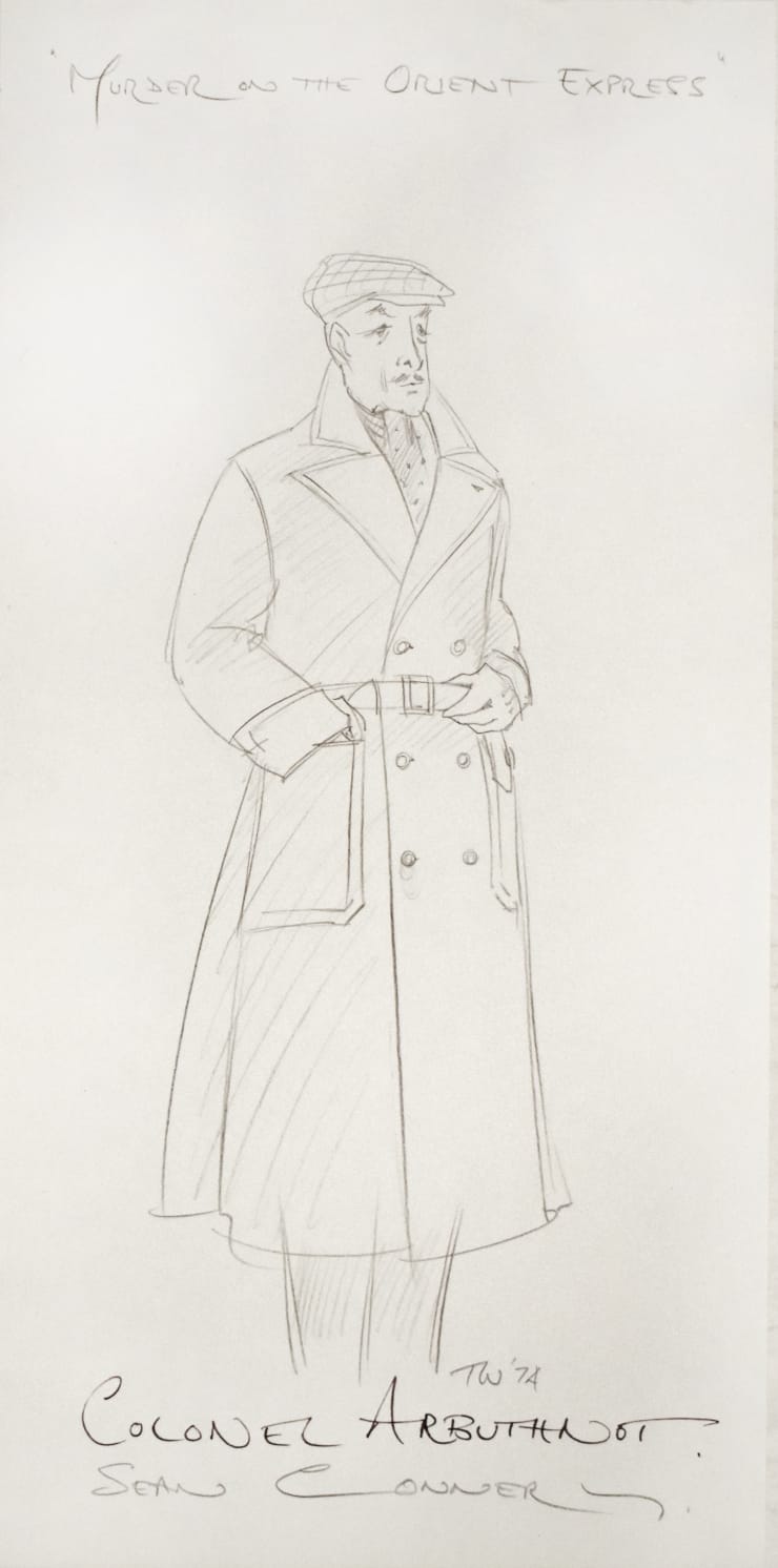 Tony Walton, Murder on the Orient Express: Colonel Arbuthnot (Sean Connery), 1974