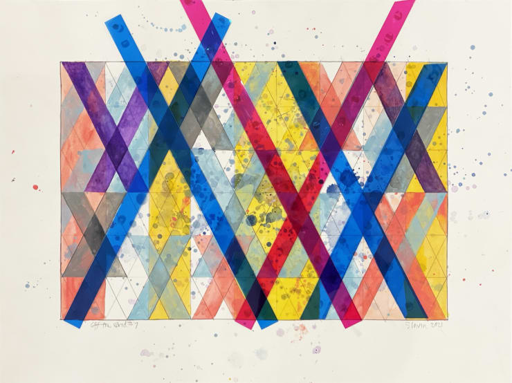 Arlene Slavin, Off the Grid #7, 2021