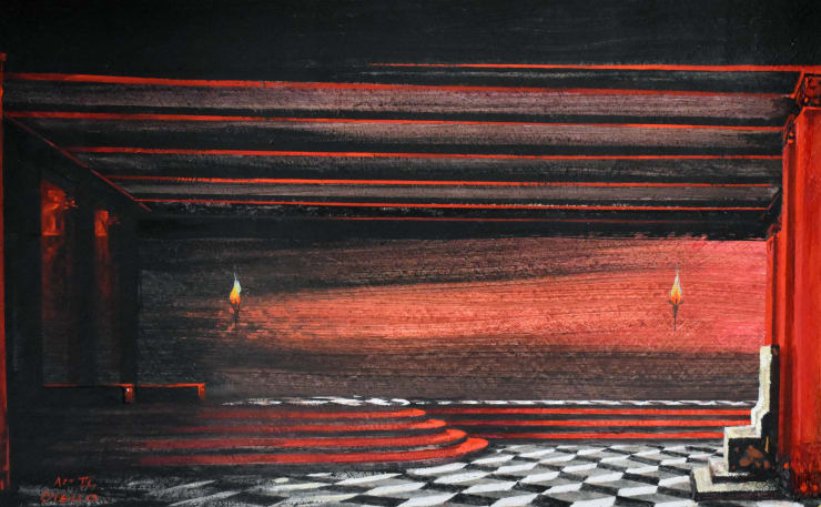 Tony Walton, Othello Opera: Set Design Red, 1965