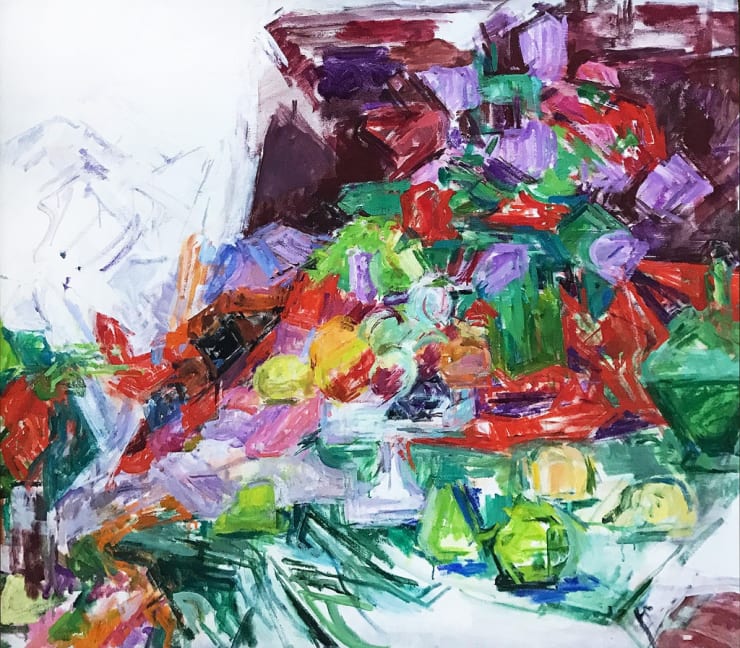 Mercedes Matter, Untitled (Table Top Still Life), 1998