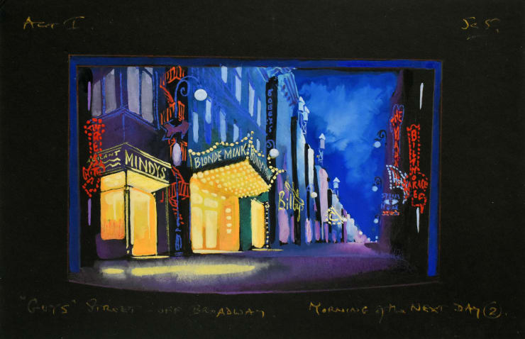 Tony Walton, Guys and Dolls Act 1 Scene 5, 1992