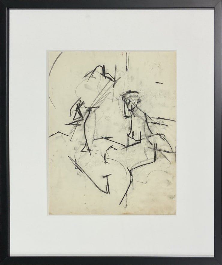 Mercedes Matter, Untitled (Figure Study) 46, c. 1966-68