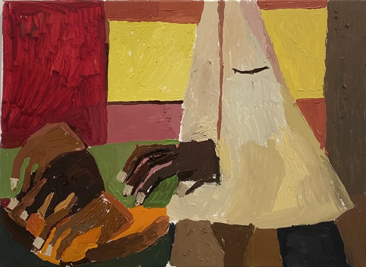 Clintel Steed, Hood Eating Slave hand, 2020