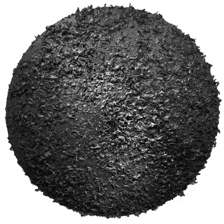 Gregory Coates, Afro Series, Black #1, 2018