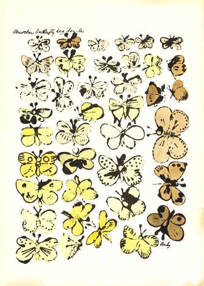 Andy Warhol, Butterflies, 1955