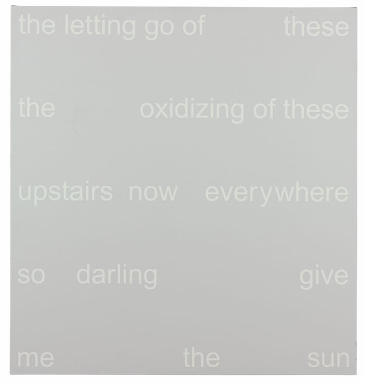 Adam Pendleton, The Letting Go of , 2005
