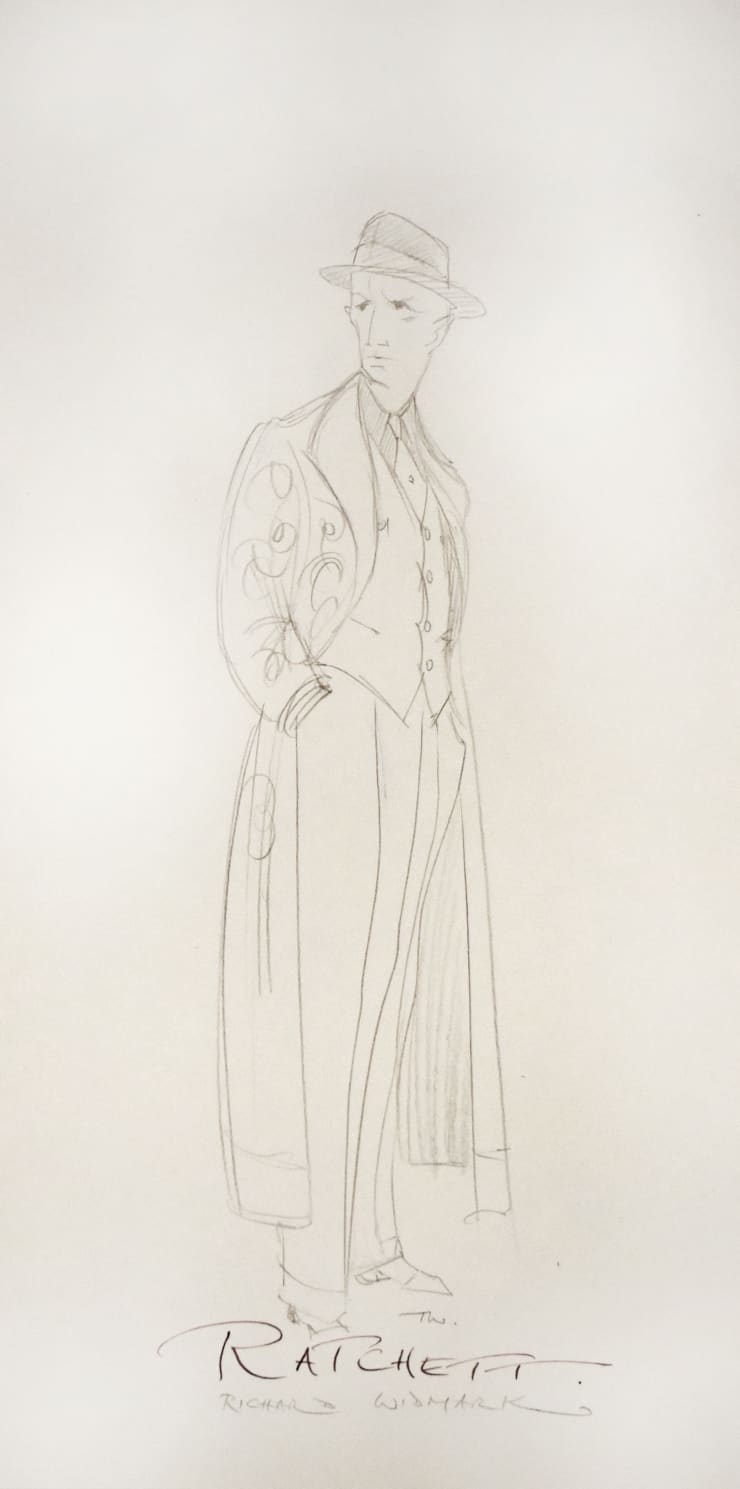 Tony Walton, Murder on the Orient Express: Edward Ratchett (Richard Widmark), 1974