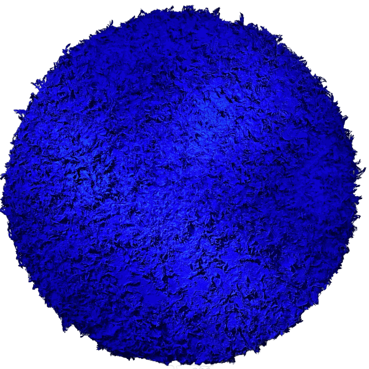 Gregory Coates, Afro Series, Berlin Blue, 2019